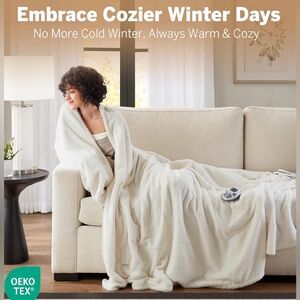 Serta Luxurious cream Electric Blanket 50 x 60